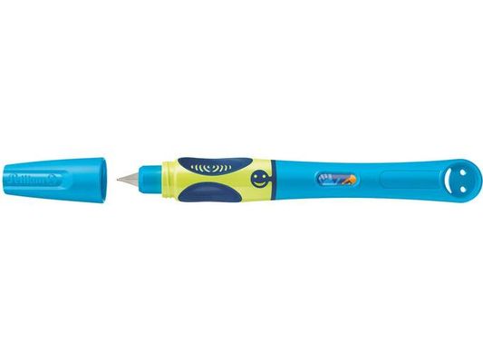  Pelikan Roler Griffix nalivpero + 2x tintni uložak, za ljevake, Neon Blue, blister   