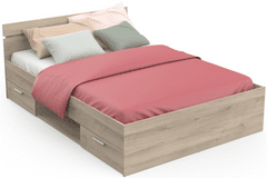 Michigan krevet, 140 x 200, hrast