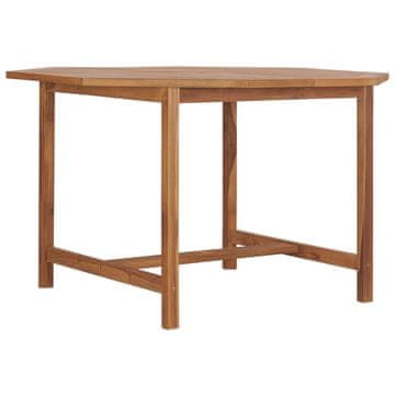 Vidaxl Vrtni blagovaonski stol 110x110x75 cm Masivno tikovino drvo