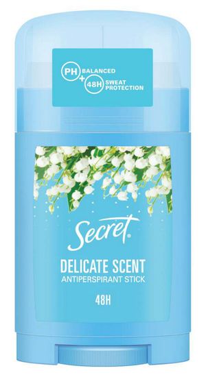 Secret Delicate dezodorans u sticku, 45 ml