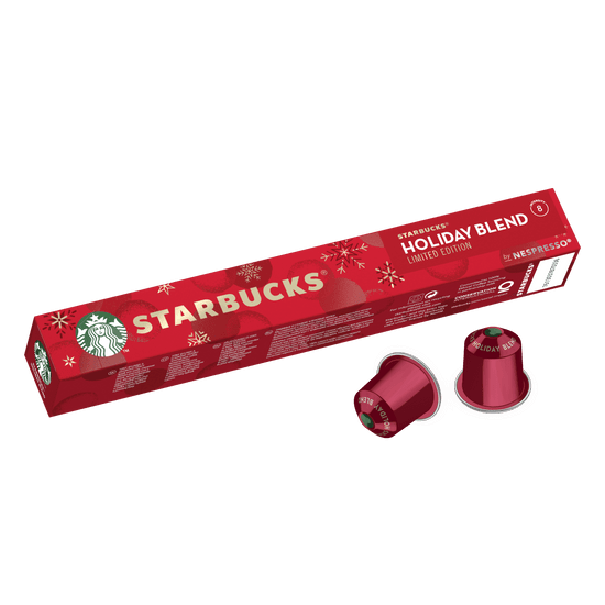 Starbucks Holiday Blend by NESPRESSO ograničeno izdanje, kapsule za kavu, u pakiranju od 10 komada