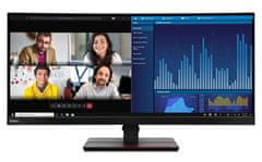 Lenovo ThinkVision P34w-20 monitor, IPS, WQHD (62DCRAT3EU)