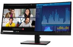 Lenovo ThinkVision P34w-20 monitor, IPS, WQHD (62DCRAT3EU)