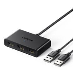 Ugreen CM409 Switch adapter 3x USB 2.0, crno