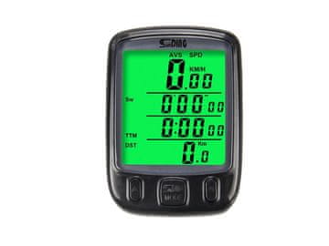 Verkgroup Vodootporno LCD računalo za bicikl - brzinomjer