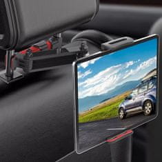 Misura Sklopivi držač za tablet i mobitel za auto-BLACK/RED