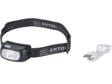 Extol Light Prednja svjetiljka (43181) 130lm CREE XPG, punjivo, USB, naknadno svjetlo 40m, 5W CREE XPG LED