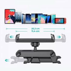 Misura Sklopivi držač za tablet i mobitel za auto-BLACK