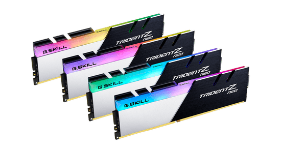 G.Skill Trident Z memorija RAM, Neo za AMD, DDR4, 32GB, 4x8GB, 3200MHz, CL14, XMP 2.0 (F4-3200C14Q-32GTZN)