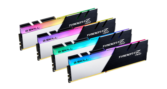 G.Skill Trident Z Neo RAM memorija, za AMD, DDR4, 32GB, 4x8GB, 3600MHz, CL16, 1.35V, XMP 2.0 (F4-3600C16Q-32GTZN)