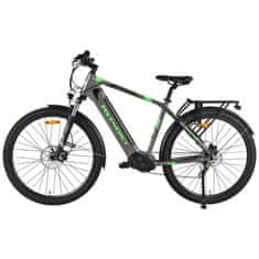 MS ENERGY električni bicikl t100, trekking, 29, 250W 80Nm, 8 brzina Shimano, do 130km, do 25km/h, 36V 15Ah baterija