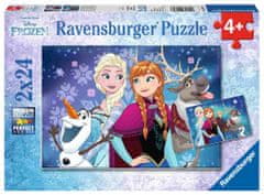 Ravensburger Frozen slagalica, 2x24 dijelova