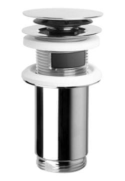 Omp Tea Kromirana Klik-Klak Umivaonička Odvodna Ventilacija 5/4", Veliki Čep 80mm