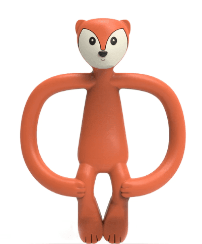 Matchstick Monkey Igračka za grizenje s masažnom četkicom za zube, fudge lisica