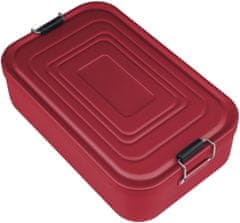Eva Kutija za užinu, aluminijska, eloksirana, 23×15×7 cm, crvena