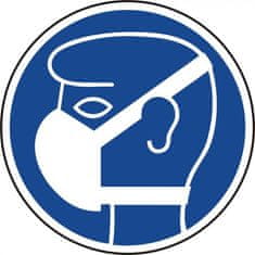 Label-Label Samoljepljiva naljepnica upozorenja - zaštita dišnih organa 100mm