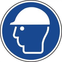 Label-Label Samoljepljiva naljepnica upozorenja - zaštitna kaciga 50mm