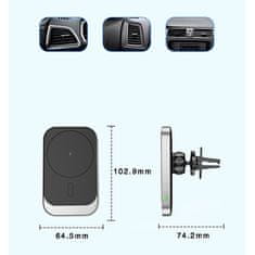 Tech-protect CW19 MagSafe držač mobitela za auto, crno