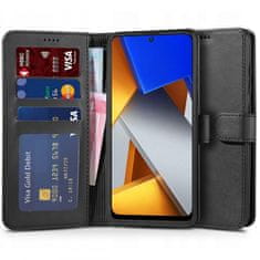 Tech-protect Wallet preklopna maska za Xiaomi Poco X4 Pro 5G, crno
