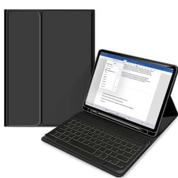 Tech-protect SC Pen maskica s tipkovnicom za iPad Air 10.9'' 4-5gen 2020-2022 / 11'' 6gen 2024, crno