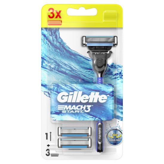 Gillette britvica Mach3 Start + 3 zamjenske britvice