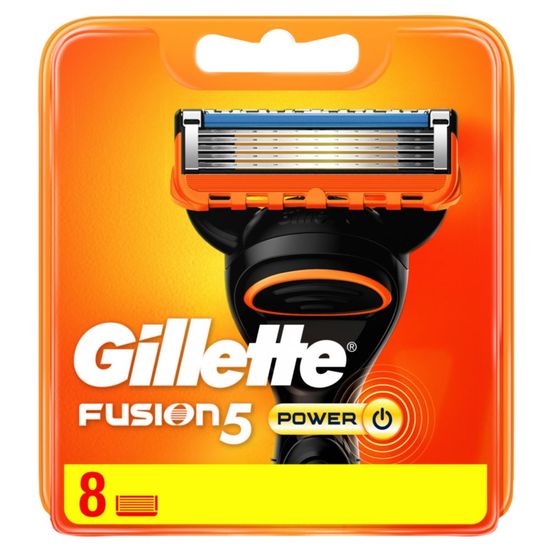Gillette Fusion Power zamjenska oštrica, 8 komada