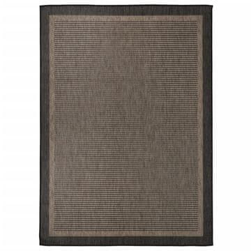 Vidaxl Vanjski tepih, ravno tkanje, 200x280 cm, tamnosmeđa
