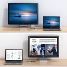Choetech HUB-M06 adapter USB-C / Mini DisplayPort 4K 60Hz, siva