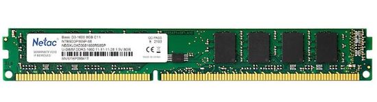 Netac Basic memorija, 8 GB, DDR3, 1600 MHz (NTBSD3P16SP-08)