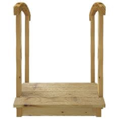 Vidaxl Vrtni most s ogradom od impregnirane masivne borovine