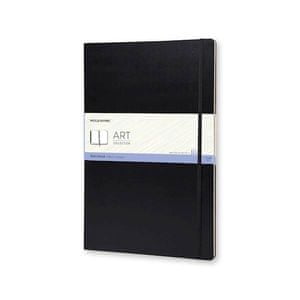 Sketchbook bilježnica, A3, bez crta, tvrde korice, crna
