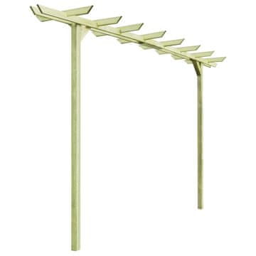 Vidaxl Vrtna pergola od impregnirane borovine 360 x 200 x 60 cm