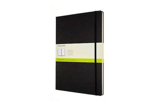 Moleskine bilježnica, A4, bez crta, tvrde korice, crna
