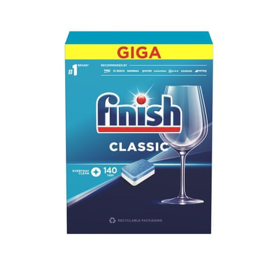 Finish Classic tablete za perilicu posuđa, 140 komada