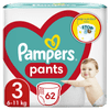 Pampers Pants pelene hlačice, Veličina 3, 6 -11 kg, 62 komada