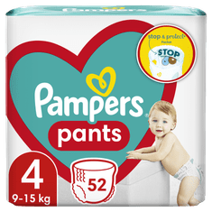 Pampers pelene Pants 4 Maxi (9-15 kg) Jumbo Pack 52 kom