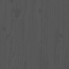 Vidaxl Stalak za monitor sivi 50 x 27 x 15 cm od masivne borovine