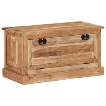Vidaxl Klupa s prostorom za odlaganje cipela 85x40x45 cm akacija drvo