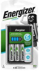 Energizer 1 hour punjač baterija, 4x AA, 4x AAA, 2300 mAh (E300697701)