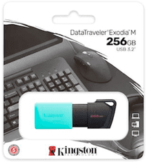 DT Exodia M USB stick, 256 GB, klizni priključak, crno-zelena (DTXM/256GB)