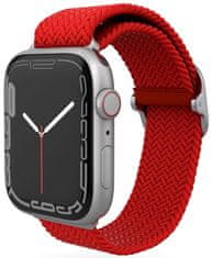 EPICO remen za Apple Watch 42/44/45 mm, tekstilni, pleteni, crveni (63418141400001)