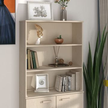 Vidaxl HAMAR Produžna jedinica, medeno smeđa, 85x35x100 cm, borovina