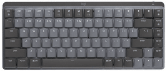 Logitech MX Mechanical MINI Minimalist tipkovnica, bežična, CRO g., grafitna (920-010780)