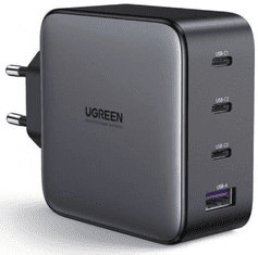 Ugreen punjač, GaN, USB-A i 3x USB-C, 100 W (40747)