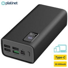 PMPB30WQC728B punjiva baterija, 30.000 mAh, QC 3.0, PD 3.0, USB-C, crna
