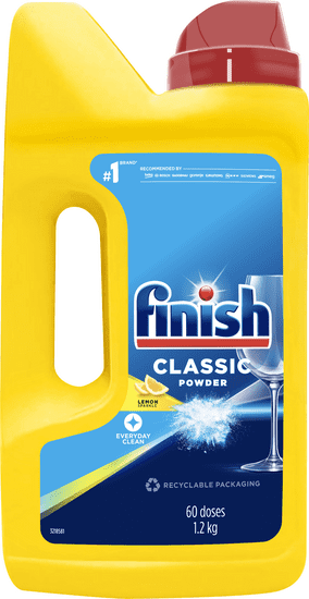 Finish Lemon Sparkle prašak za pranje posuđa Classic