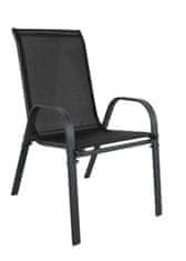 Linder Exclusiv Vrtna stolica STAPEL MC330880 Crna