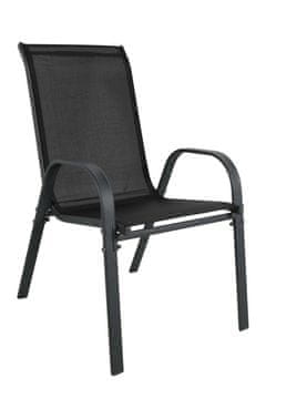 Linder Exclusiv Vrtna stolica STAPEL MC330880 Crna