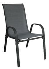 Linder Exclusiv Vrtna stolica STAPEL MC330881 Siva