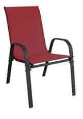 Linder Exclusiv Vrtna stolica STAPEL MC330885 Tamnocrvena